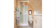 Bathroom with Shower at Garthside Farm Holidays in Brampton, Cumbria