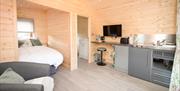 Pod Interior at Garthside Farm Holidays in Brampton, Cumbria