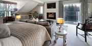 Bedroom Suite at The Gilpin Hotel & Lake House in Windermere, Lake District