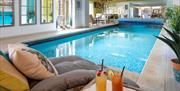 Swimming Pool and Spa at The Gilpin Hotel & Lake House in Windermere, Lake District