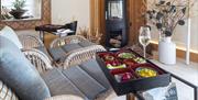 Lounge Seating at the Spa Space at Gilpin Hotel near Windermere, Lake District