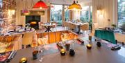 Dining Room Setting at Gilpin Spice in Windermere, Lake District
