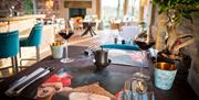 Dining Room Setting at Gilpin Spice in Windermere, Lake District