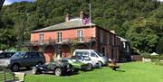 Classic Cars Outside of Glenridding Manor House in Ullswater, Lake District