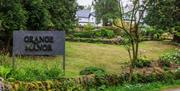 Signage and Grounds at Grange Manor in Grange-over-Sands, Cumbria