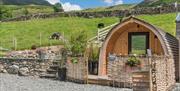 Glamping Pod exterior at The Yan Glamping in Grasmere, Lake District
