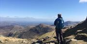 Views over the Lakeland Fells with Green Man Survival, Lake District