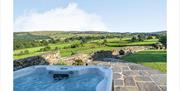 Hot Tub and Beautiful Scenery at Greenbank Farm in Cartmel, Cumbria