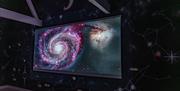 Galaxy display at Grizedale Observatory in the Lake District, Cumbria