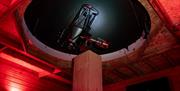 Telescope at Grizedale Observatory in the Lake District, Cumbria