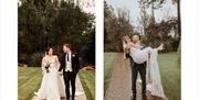 Bridal couples at Heather Glen Country House in Ainstable, Cumbria