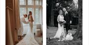 Bridal couples at Heather Glen Country House in Ainstable, Cumbria