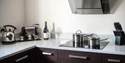 Kitchen at The Halston Aparthotel in Carlisle, Cumbria