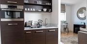 Kitchenettes at The Halston Aparthotel in Carlisle, Cumbria