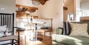 Dining and living space at Hares Garth near Patterdale, Lake District