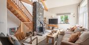 Living Room in The Haystore at The Green Cumbria in Ravenstonedale, Cumbria