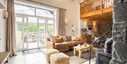 Living Room in The Haystore at The Green Cumbria in Ravenstonedale, Cumbria