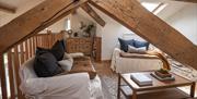 Mezzanine Seating Area in The Haystore at The Green Cumbria in Ravenstonedale, Cumbria