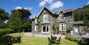Exterior and grounds at Hazel Bank Country House Hotel in Rosthwaite, Lake District
