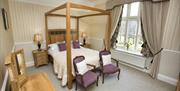Double bedroom at Hazel Bank Country House Hotel in Rosthwaite, Lake District