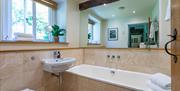 Bathroom at Stone Cottage in Patterdale, Lake District