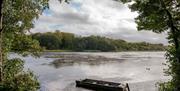 Lake Views from Heron Lodge at The Tranquil Otter in Thurstonfield, Cumbria