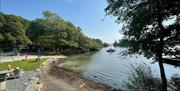 Lake Shore Access at Hill of Oaks Holiday Park in Windermere, Lake District