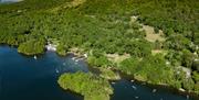 Aerial View of Hill of Oaks Holiday Park in Windermere, Lake District