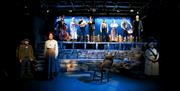 Stage at The Old Laundry Theatre in Bowness-on-Windermere, Lake District