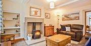 Self catered living room at Holgates Holiday Park in Silverdale, Cumbria