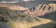 Lake District Scenery from Honister Slate Mine in Borrowdale, Lake District