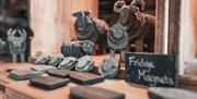 Decor and gifts made from slate at Honister Slate Mine in Borrowdale, Lake District