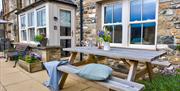 Seating area at the rear of the property - Apartment 7 - Howgills Apartments