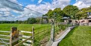 Outdoor Spaces at Howgills House in Sedbergh, Cumbria