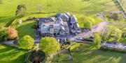 View from Above of Hundith Hill Hotel in Cockermouth, Lake District