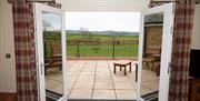 Balcony at Hundith Hill Hotel in Cockermouth, Lake District