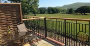 Balcony at Hundith Hill Hotel in Cockermouth, Lake District