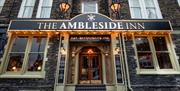 Entrance at The Ambleside Inn in Ambleside, Lake District