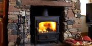 Cosy Wood Burner at Rose Cottage in Hesket Newmarket, Lake District