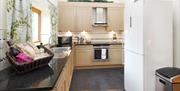 Kitchen at Rose Cottage in Hesket Newmarket, Lake District