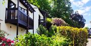 Balconies and Exterior of Self Catered Units at Burnside Park in Bowness-on-Windermere, Lake District