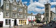 Exterior of Inn on the Square in Keswick, Lake District