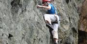 Visitor Rock Climbing with Joint Adventures in the Lake District, Cumbria