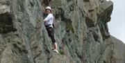Visitor Rock Climbing with Joint Adventures in the Lake District, Cumbria