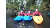 Visitors on the Wild Cat Island Swallows and Amazons Tour with Joint Adventures in the Lake District, Cumbria