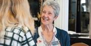 Friendly staff and volunteers at Kendal Museum in Kendal, Cumbria