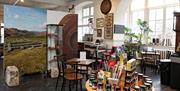 Shop and Cafe at Kendal Museum in Kendal, Cumbria