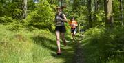 Visitors at Keswick Mountain Festival in the Lake District, Cumbria