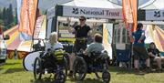 Visitors at Keswick Mountain Festival in the Lake District, Cumbria