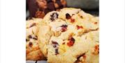 Vegan biscuits at Kat's Kitchen of Keswick, Lake District